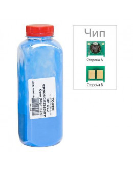 Тонер HP CLJ CP2025/CM2320, 80г Cyan +chip AHK (1501233)