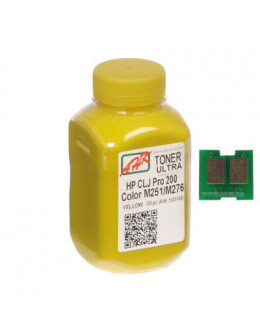 Тонер HP CLJ Pro 200/M251/M276n (131A) Yellow+chip AHK (1505160/1500738)