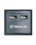Мережевий фільтр живлення REAL-EL RS-8F USB CHARGE 3m, black (EL122300004)