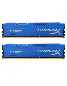 Модуль пам'яті для комп'ютера DDR3 16Gb (2x8GB) 1600 MHz HyperX Fury Fury Blu Kingston (HX316C10FK2/16)
