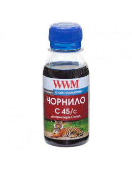 Чорнило WWM Canon CL-441/CL-446/CLI-451C 100г Cyan Water-soluble (C45/C-2)