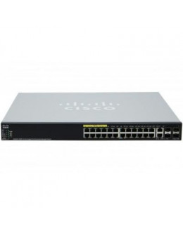 Комутатор мережевий Cisco SG550X-24MP-K9-EU