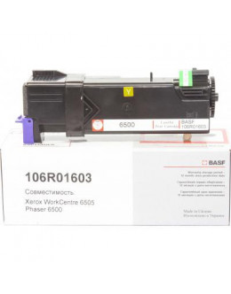 Тонер-картридж BASF Xerox Ph 6500/WC6505 Yellow 106R01603 (KT-106R01603)