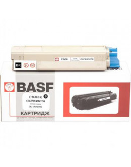 Тонер-картридж BASF OKI C5650/5750 Black 43865740/43865740 (KT-C5650K)