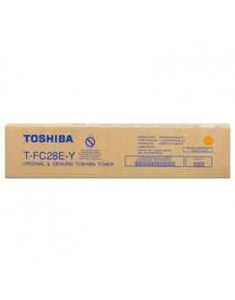 Тонер-картридж TOSHIBA T-FC28EY 24K YELLOW, для e-STUDIO 2330, 2820, 3520, 4520 (6AJ00000049)