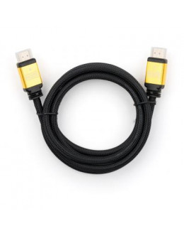 Кабель мультимедійний HDMI to HDMI 5 m metal V2.0 Vinga (VCPDCHDMI2VMM5BK)