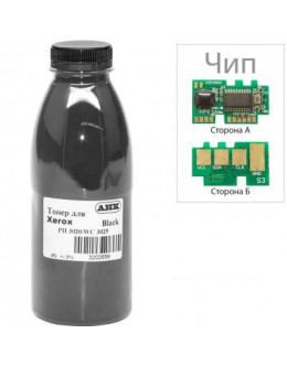 Тонер Xerox Phaser 3020/WC 3025, 45г Black +chip AHK (3202660)