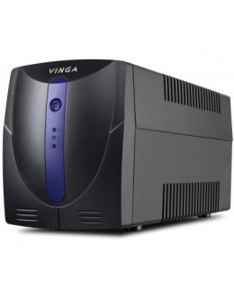 Пристрій безперебійного живлення Vinga LED 800VA plastic case (VPE-800P)