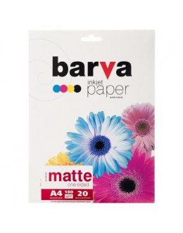 Папір BARVA A4 180 g/m2, matt, 20арк (A180-203)