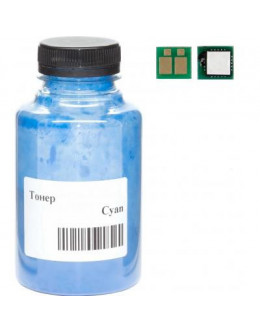 Тонер Canon 054H MF641/643/645, LBP-621/623, 70г 2.3K Cyan +chip AHK (3203747)