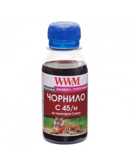 Чорнило WWM Canon CL-441/CL-446/CLI-451M 100г Magenta Water-soluble (C45/M-2)