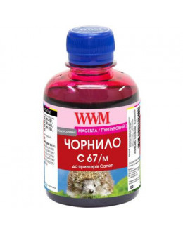Чорнило WWM Canon IPF-107M 200г Magenta (C67/M)