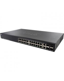 Комутатор мережевий Cisco SG550X-24MPP-K9-EU