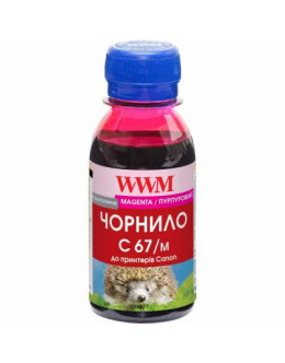 Чорнило WWM Canon PFI-107M 100г Magenta (C67/M-2)