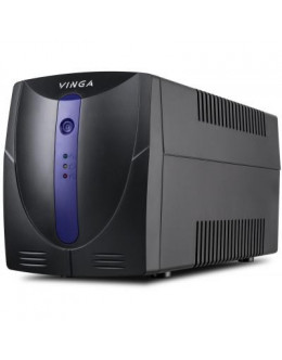 Пристрій безперебійного живлення Vinga LED 1200VA plastic case with USB (VPE-1200PU)