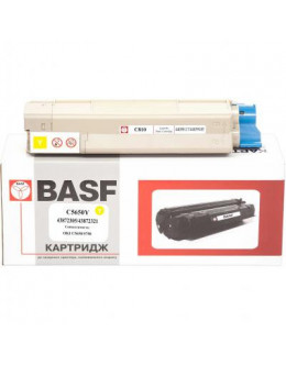 Тонер-картридж BASF OKI C5650/5750 Yellow 43872305/43872321 (KT-C5650Y)