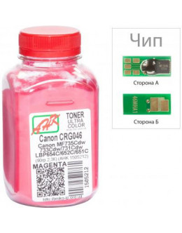 Тонер Canon LBP-650/MF-730, 90г Magenta +chip AHK (1505216)