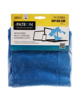 Серветки PATRON microfiber 1*30x30cm, для TFT/Television/Plasma (F4-009EA)