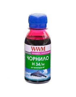 Чорнило WWM HP № 22/134/136 100г Magenta (H34/M-2)