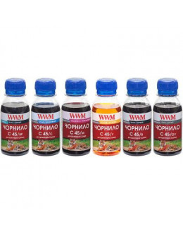 Чорнило WWM Canon PGI-450/CLI-451, 6х100г BP/B/GY/C/M/Y (C45SET-6)