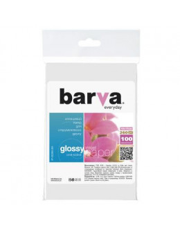 Папір BARVA 10x15, 260g/m2, Everyday, Glossy 100с (IP-CE260-301)