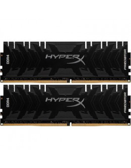 Модуль пам'яті для комп'ютера DDR4 32GB (2x16GB) 3200 MHz HyperX Predator Black Kingston (HX432C16PB3K2/32)
