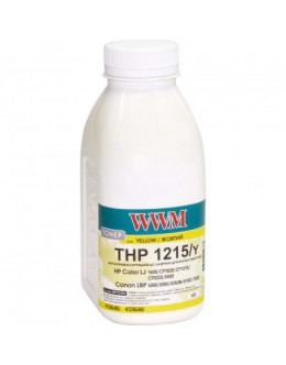Тонер HP CLJ CP1215/CP1515/CM1312 , 40г Yellow WWM (HP1215Y)