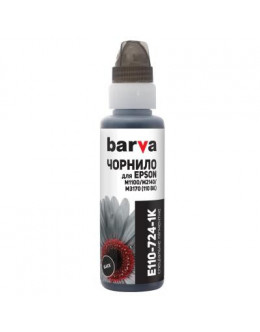 Чорнило BARVA EPSON M1100/M3170 (110 Bk) BLACK Pigm. 100 мл OneKey (E110-724-1K)