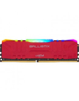 Модуль пам'яті для комп'ютера DDR4 8GB 3200 MHz Ballistix Red RGB MICRON (BL8G32C16U4RL)