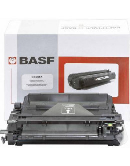 Картридж BASF для HP LJ P3015 аналог CE255X Black (KT-CE255X)