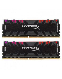 Модуль пам'яті для комп'ютера DDR4 64GB (2x32GB) 3600 MHz HyperX Predator RGB Kingston (HX436C18PB3AK2/64)