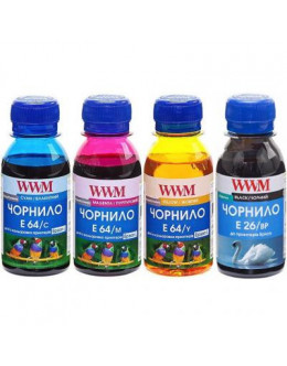Чорнило WWM Epson L605/L4150/L1455, 4х100г BP/C/M/Y (E26/64SET4-2)