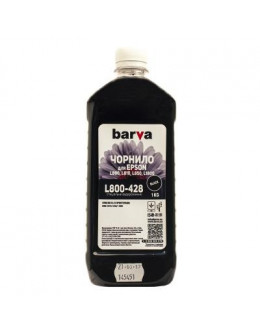 Чорнило BARVA EPSON L800/L810/L850/L1800 1кг BLACK (T6731) (L800-428)