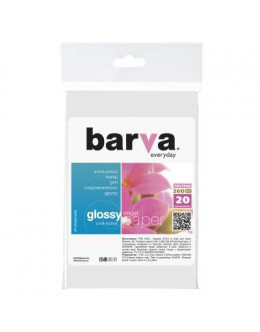 Папір BARVA 10x15, 260g/m2, Everyday, Glossy 20с (IP-CE260-299)