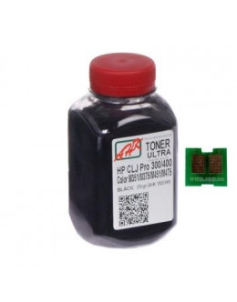 Тонер HP CLJ Pro 300/400/M475, 90г Black +chip AHK (1505161)