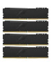 Модуль пам'яті для комп'ютера DDR4 64GB (4x16GB) 2400 MHz Fury Black Kingston (HX424C15FB4K4/64)