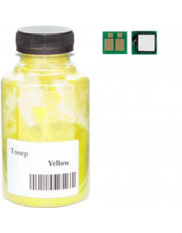 Тонер Canon 054H MF641/643/645, LBP-621/623, 70г 2.3K Yellow +chip AHK (3203745)