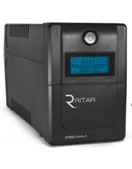 Пристрій безперебійного живлення Ritar RTP800 (480W) Proxima-D (RTP800D)