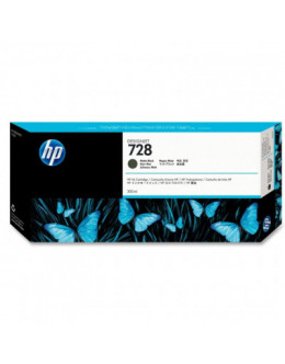 Картридж HP DJ No.728 Matte Black, DesignJet T730/T830 300 ml (F9J68A)