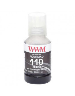 Чорнило WWM EPSON M1100/M1120 140г Black Pigmented (E110BP)