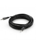 Кабель мультимедійний Jack 3.5mm 5 m MM 3С Vinga (VCPDCJ35MM5BK)