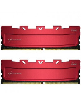 Модуль пам'яті для комп'ютера DDR4 16GB (2x8GB) 3200 MHz Kudos Red eXceleram (EKRED4163217AD)