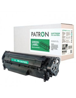 Картридж PATRON HP LJ Q2612A/CANON 703 GREEN Label (PN-12A/703GL)