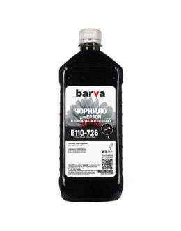 Чорнило BARVA EPSON M1100/M3170 (110) BLACK 1л Pigm. (E110-726)
