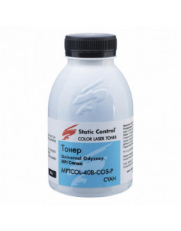 Тонер HP CLJ Enterprise Universal 40г Cyan Static Control (MPTCOL-40B-COS-P)