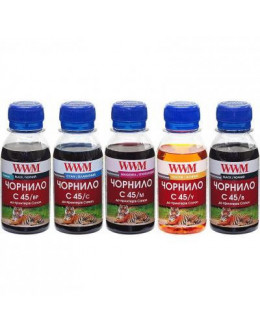 Чорнило WWM CANON PGI450/CLI451 (5х100г) BP/B/C/M/Y (C45SET-5)