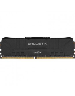 Модуль пам'яті для комп'ютера DDR4 8GB 3000 MHz Ballistix Black MICRON (BL8G30C15U4B)