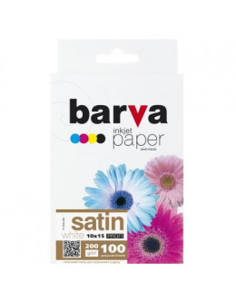 Папір BARVA 10x15, 200 g/m2, PROFI, 100арк, satin (V200-263)