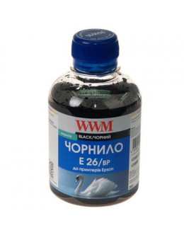 Чорнило WWM EPSON XP-600/XP-605/XP-7005 (Black Pigment) (E26/BP)