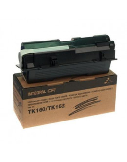 Тонер-картридж Integral Kyocera TK-160/TK162 chip, Black 105г (12100053C)